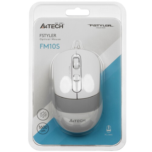 Купить Мышь проводная A4Tech Fstyler FM10S  5435523. Характеристики, отзывы и цены в Донецке