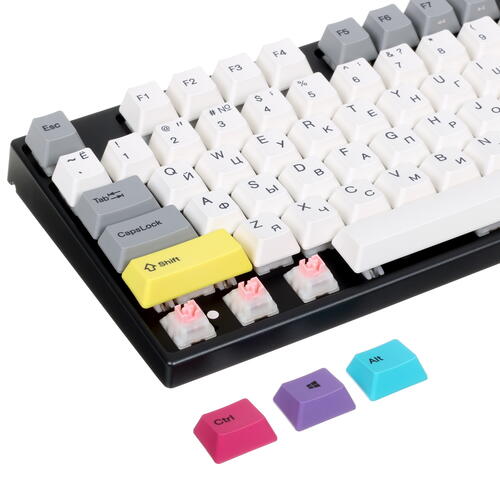 Купить Клавиатура проводная Varmilo VEM87 Vintage Days CMYK [A33A024A9A3A06A007/D]  5420645. Характеристики, отзывы и цены в Донецке