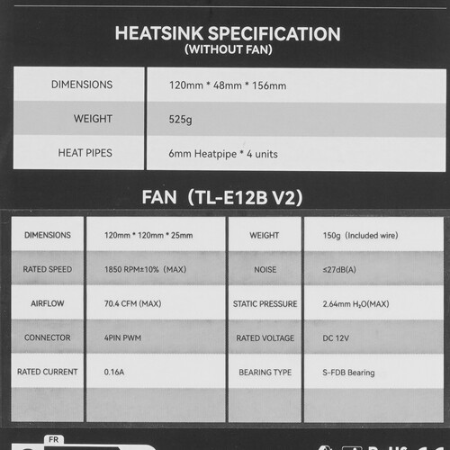 Купить Кулер для процессора Thermalright Assassin Spirit 120 EVO Dark  9120299. Характеристики, отзывы и цены в Донецке