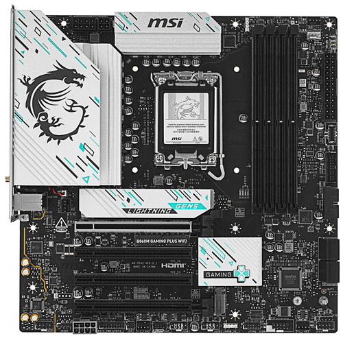 Купить Материнская плата MSI B860M GAMING PLUS WIFI  5618745. Характеристики, отзывы и цены в Донецке