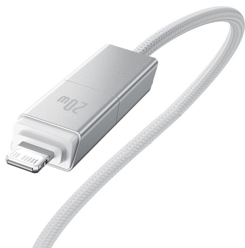Купить Кабель круглый Baseus Lightning 8-pin, USB Type-C - USB 2.0 Type-A, USB Type-C белый 2 м  5627689. Характеристики, отзывы и цены в Донецке