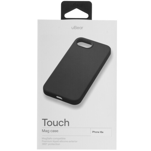 Купить Накладка  uBear Touch Mag Case для Apple iPhone 16e черный  5619389. Характеристики, отзывы и цены в Донецке
