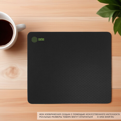 Купить Коврик Cactus Black Mesh (M) черный  9289088. Характеристики, отзывы и цены в Донецке