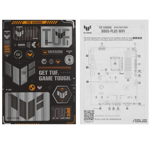 Купить Материнская плата ASUS TUF GAMING B860-PLUS WIFI  5618759. Характеристики, отзывы и цены в Донецке