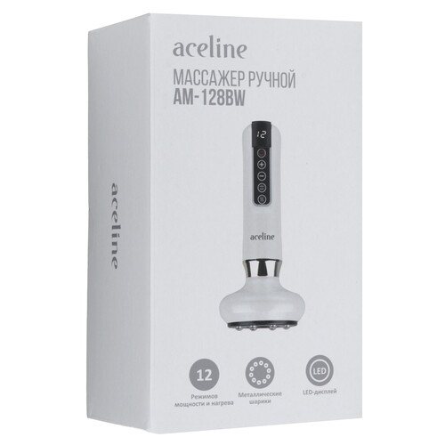 Купить Вакуумный массажер Aceline AM-128BW белый  9153960. Характеристики, отзывы и цены в Донецке