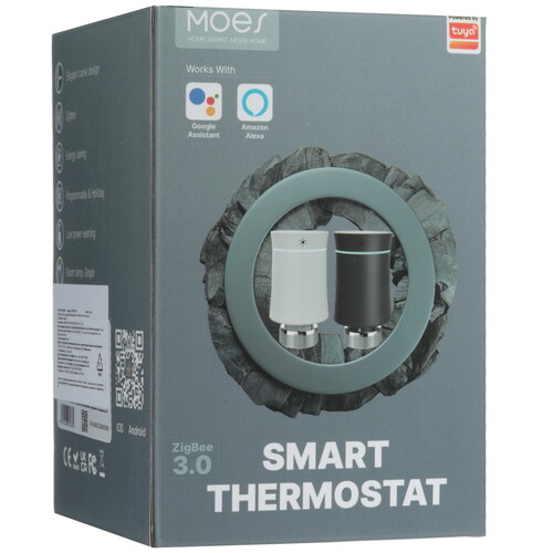 Купить Умная термостатическая головка MOES ZigBee Smart Radiator Valve  5608708. Характеристики, отзывы и цены в Донецке