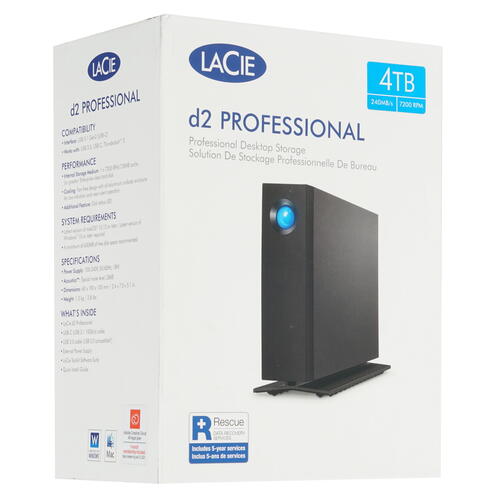 Купить 4 ТБ Внешний HDD LaCie d2 Professional  1624317. Характеристики, отзывы и цены в Донецке