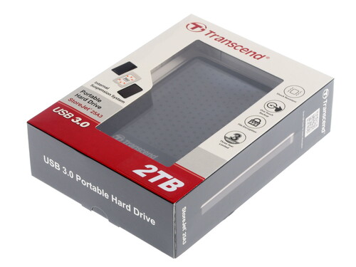 Купить 2 ТБ Внешний HDD Transcend StoreJet 25A3K  0194886. Характеристики, отзывы и цены в Донецке