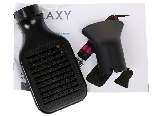 Купить Фен-щетка Galaxy GL 4406 черный/розовый  1054753. Характеристики, отзывы и цены в Донецке