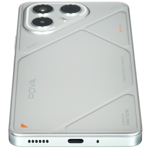 Купить 6.78" Смартфон Tecno POVA 7 5G 128 ГБ серебристый  5633295. Характеристики, отзывы и цены в Донецке