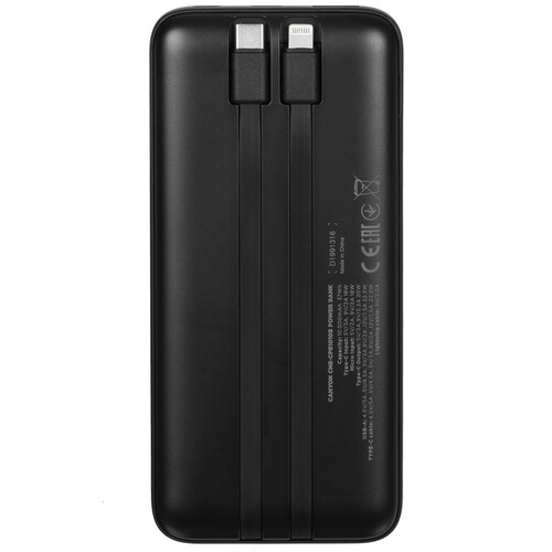Купить Портативный аккумулятор Canyon PB-1010 черный  9134275. Характеристики, отзывы и цены в Донецке