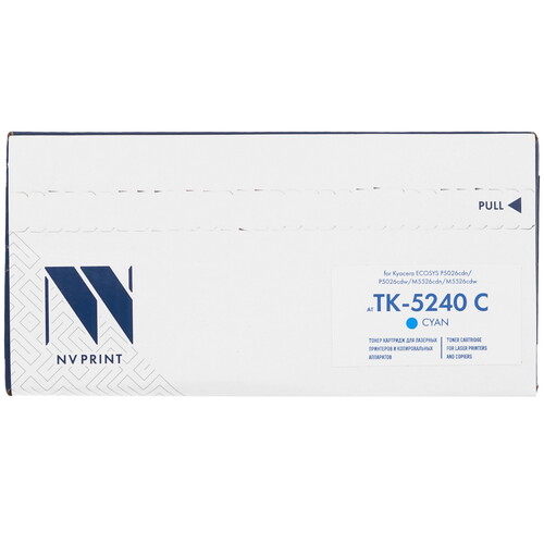 Купить Картридж лазерный NV-Print NV-TK-5240 голубой  9095640. Характеристики, отзывы и цены в Донецке