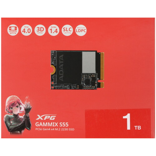 Купить 1000 ГБ M.2 NVMe накопитель ADATA XPG GAMMIX S55  5449193. Характеристики, отзывы и цены в Донецке