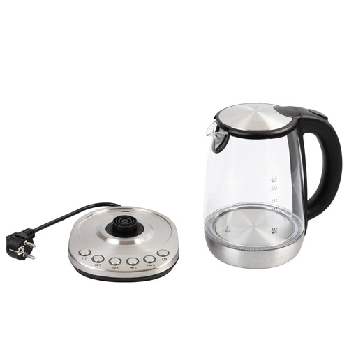 Купить Электрочайник Endever Skyline KR-370G серый  5360568. Характеристики, отзывы и цены в Донецке