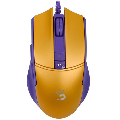 Купить Мышь проводная A4Tech Bloody L65 Max [L65 MAX/ROYAL VIOLET] желтый  5091848. Характеристики, отзывы и цены в Донецке