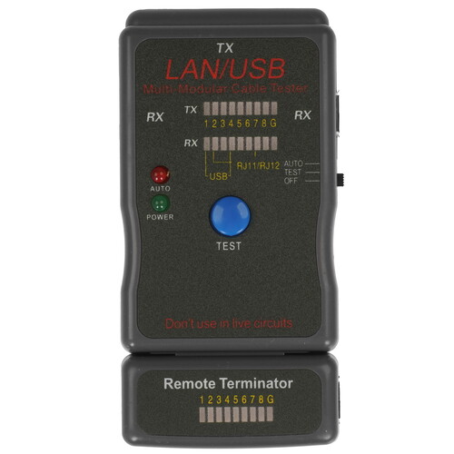 Купить Кабельный тестер Rexant 12-1011  5301938. Характеристики, отзывы и цены в Донецке