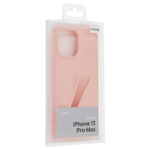 Купить Накладка  BoraSCO для Apple iPhone 13 Pro Max розовый  5498082. Характеристики, отзывы и цены в Донецке