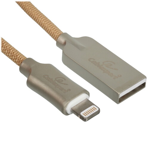 Купить Кабель круглый Cablexpert Lightning 8-pin MFI - USB 2.0 Type-A золотистый 1.8 м  5485460. Характеристики, отзывы и цены в Донецке