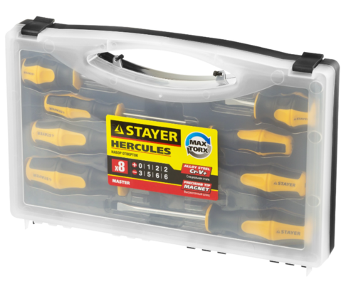 Купить Набор отверток STAYER 25055-H8_z02  9109067. Характеристики, отзывы и цены в Донецке