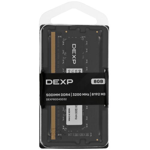 Купить Оперативная память SODIMM DEXP [DEXP8GD4SD32] 8 ГБ  5437478. Характеристики, отзывы и цены в Донецке