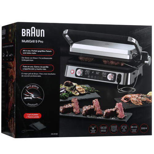 Купить Гриль Braun CG9160 серебристый  9077516. Характеристики, отзывы и цены в Донецке