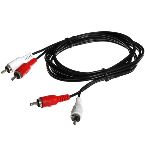 Купить Кабель   VCOM 2RCA - 2RCA черный  5602640. Характеристики, отзывы и цены в Донецке