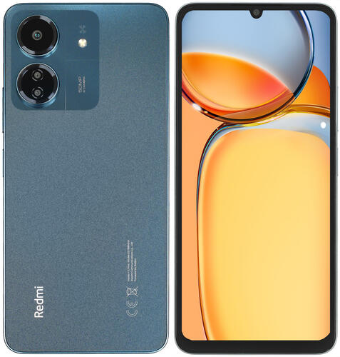 Купить 6.74" Смартфон Xiaomi Redmi 13C 128 ГБ синий  5436966. Характеристики, отзывы и цены в Донецке