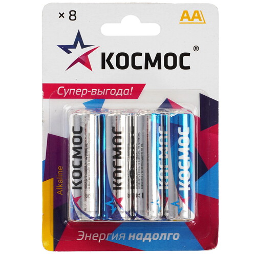 Купить Батарейка КОСМОС AA (LR6/ER14505/FR6/R6P)  9117652. Характеристики, отзывы и цены в Донецке