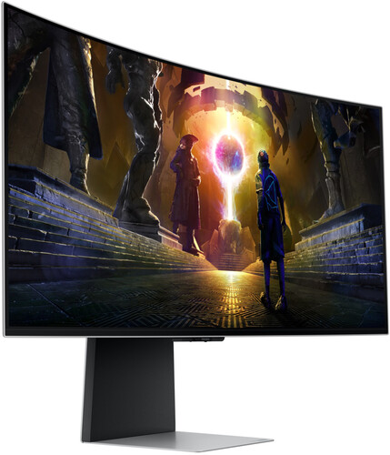 Купить 34" Монитор Samsung Odyssey G8 G85SD S34DG852SI серебристый  5614307. Характеристики, отзывы и цены в Донецке