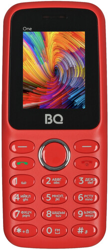 Купить Сотовый телефон BQ 1800L One красный/черный  9111907. Характеристики, отзывы и цены в Донецке