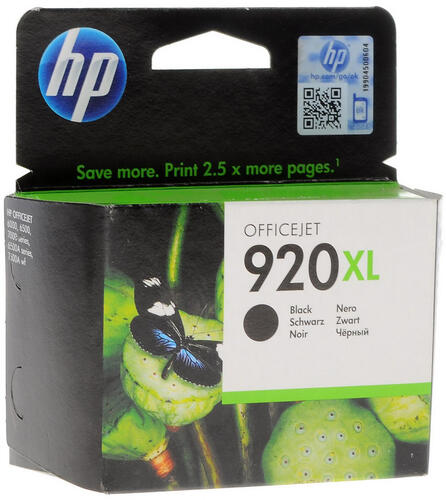 Купить Картридж HP 920XL (CD975AE) черный  0115658. Характеристики, отзывы и цены в Донецке