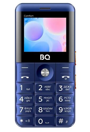Купить Сотовый телефон BQ 2006 Comfort синий/черный  9111934. Характеристики, отзывы и цены в Донецке