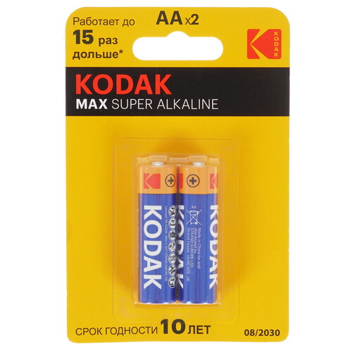 Купить Батарейка Kodak МАХ 2BL AA (LR6/ER14505/FR6/R6P)  5318943. Характеристики, отзывы и цены в Донецке