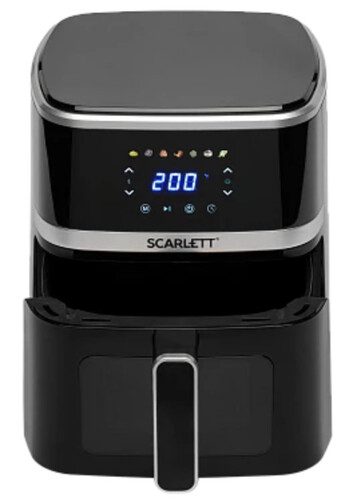 Купить Аэрогриль Scarlett SC-AF15S02D черный  9305843. Характеристики, отзывы и цены в Донецке