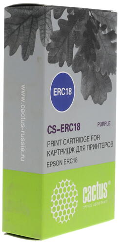 Купить Картридж Epson ERC 18 фиолетовый  7936682. Характеристики, отзывы и цены в Донецке