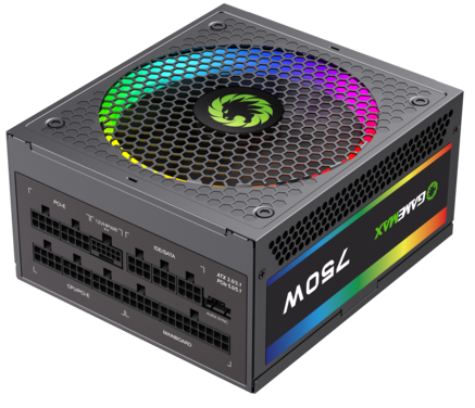 Купить Блок питания GameMax RGB-750 PRO 3.0 [ГС-00007696] черный  9087651. Характеристики, отзывы и цены в Донецке