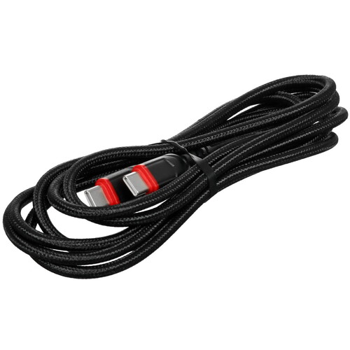 Купить Кабель круглый Hoco USB Type-C - USB Type-C черный 2 м  5474992. Характеристики, отзывы и цены в Донецке
