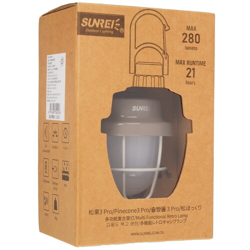 Купить Фонарь Sunree Pinecone 3 Pro Grey  9135634. Характеристики, отзывы и цены в Донецке