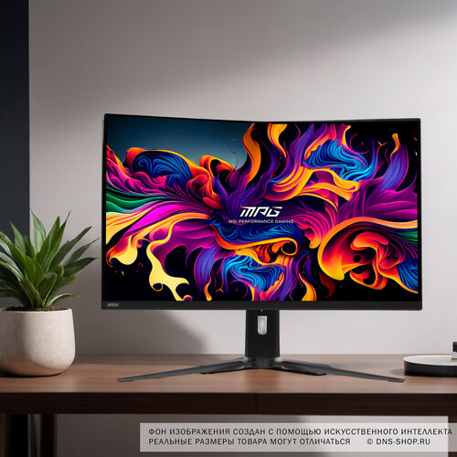 Купить 31.5" Монитор MSI MPG 321CURX QD-OLED черный  5482910. Характеристики, отзывы и цены в Донецке