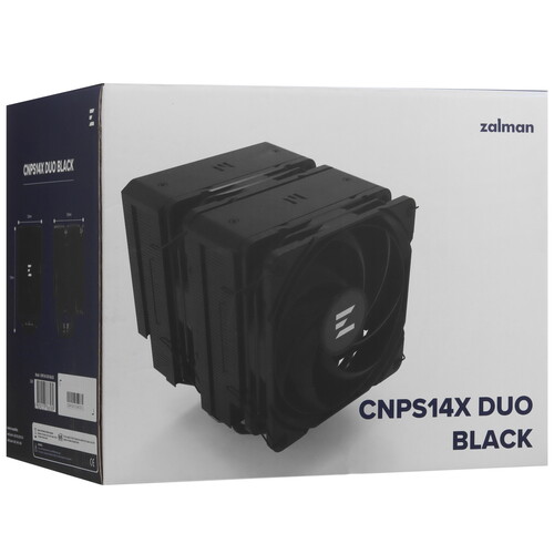 Купить Кулер для процессора ZALMAN CNPS14X DUO BLACK  черный  5447470. Характеристики, отзывы и цены в Донецке