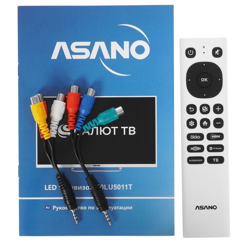 Купить 49.5" (126 см) Телевизор Asano 50LU5011T белый  9229064. Характеристики, отзывы и цены в Донецке