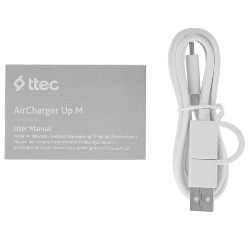 Купить Беспроводное зарядное устройство TTEC AirCharger Up M белый  9202677. Характеристики, отзывы и цены в Донецке