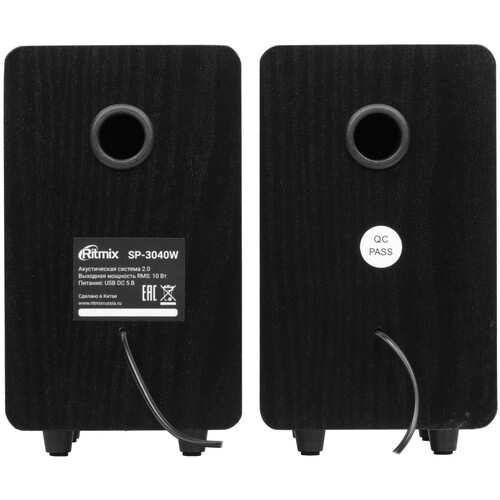 Купить Колонки Ritmix SP-3040W черный  9316026. Характеристики, отзывы и цены в Донецке