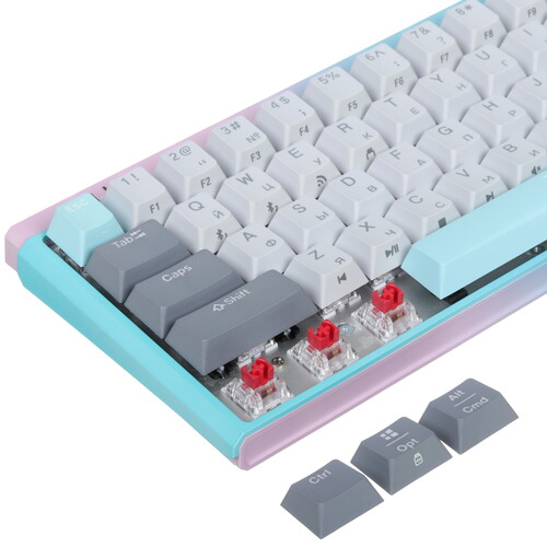 Купить Клавиатура  проводная + беспроводная Durgod K330w Plus Ice Cream  5449873. Характеристики, отзывы и цены в Донецке