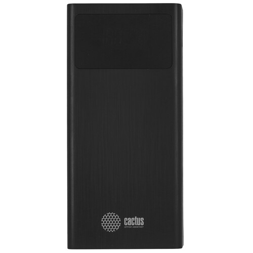Купить Портативный аккумулятор Cactus CS-PBFSKA-30000 черный  9259524. Характеристики, отзывы и цены в Донецке