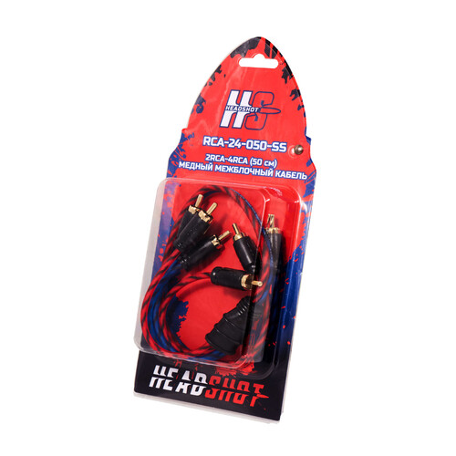 Купить Кабель   Kicx RCA x2 - RCA x4 красный  9103148. Характеристики, отзывы и цены в Донецке
