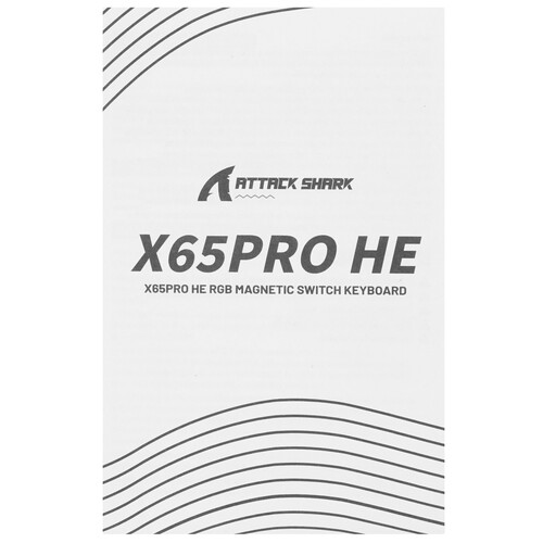 Купить Клавиатура  проводная + беспроводная Attack Shark X65HE Pro  9266960. Характеристики, отзывы и цены в Донецке