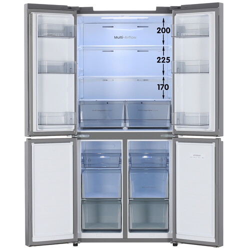 Купить Холодильник многодверный  Hisense RQ5P470SEI1 серебристый  9090089. Характеристики, отзывы и цены в Донецке