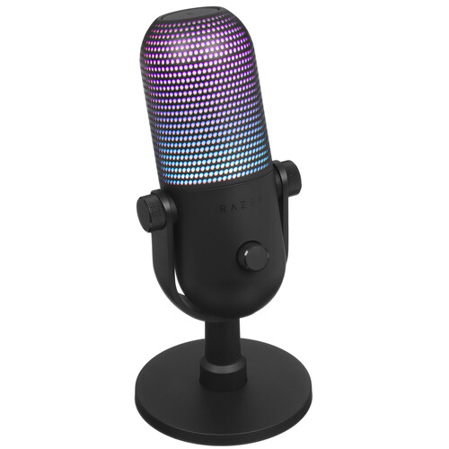 Купить Микрофон Razer Seiren V3 Chroma черный  5466259. Характеристики, отзывы и цены в Донецке