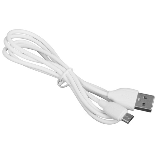 Купить Кабель круглый Borofone micro USB - USB 2.0 Type-A белый 1 м  5475166. Характеристики, отзывы и цены в Донецке
